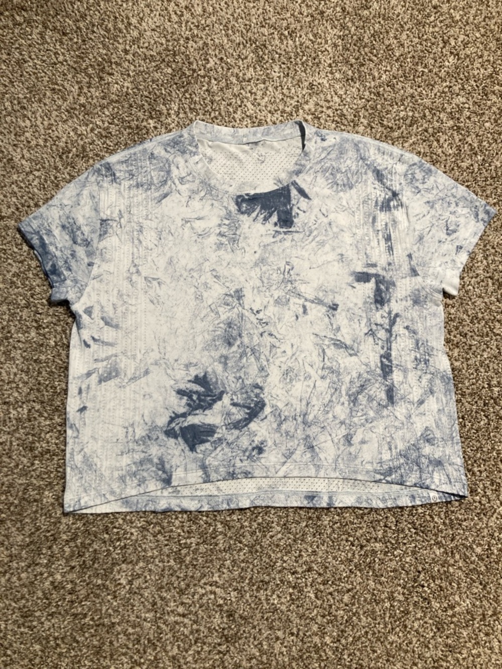 Lululemon Women's Tie-Dye Short Sleeve Tee - Light Blue